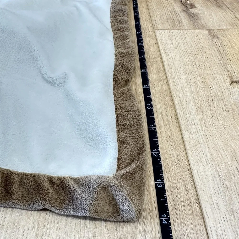 RARE Lovey Deer Levtex Plush Security Baby Blanket Buck BIG EARS‎ Brown 16